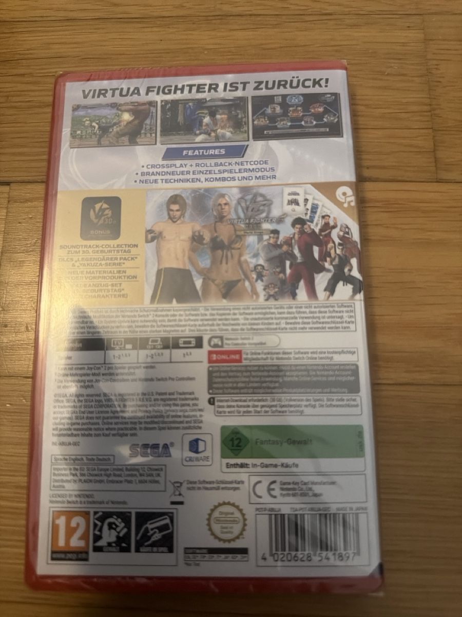 Nintendo Spiele: Virtua Fighter 5 Ultimate Showdown Switch Neu OVP – Neu und originalverpackt aus Lenzburg von cream_scream 1