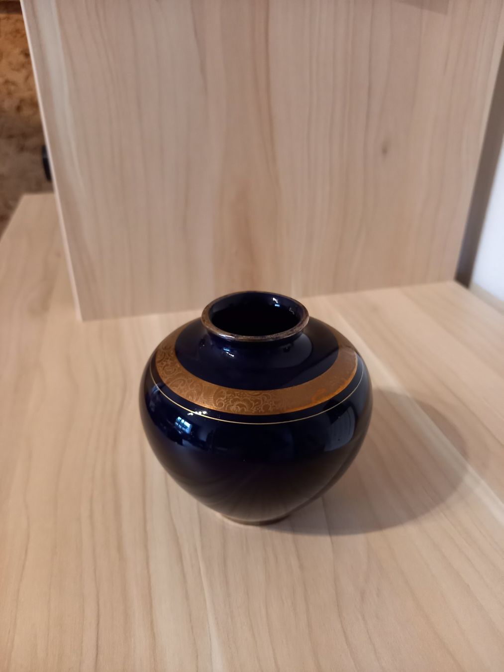 Vasen & Gefässe: Blumenvase Kunst Kronach Cobalt-blau – Gebraucht aus Unterentfelden von april20012