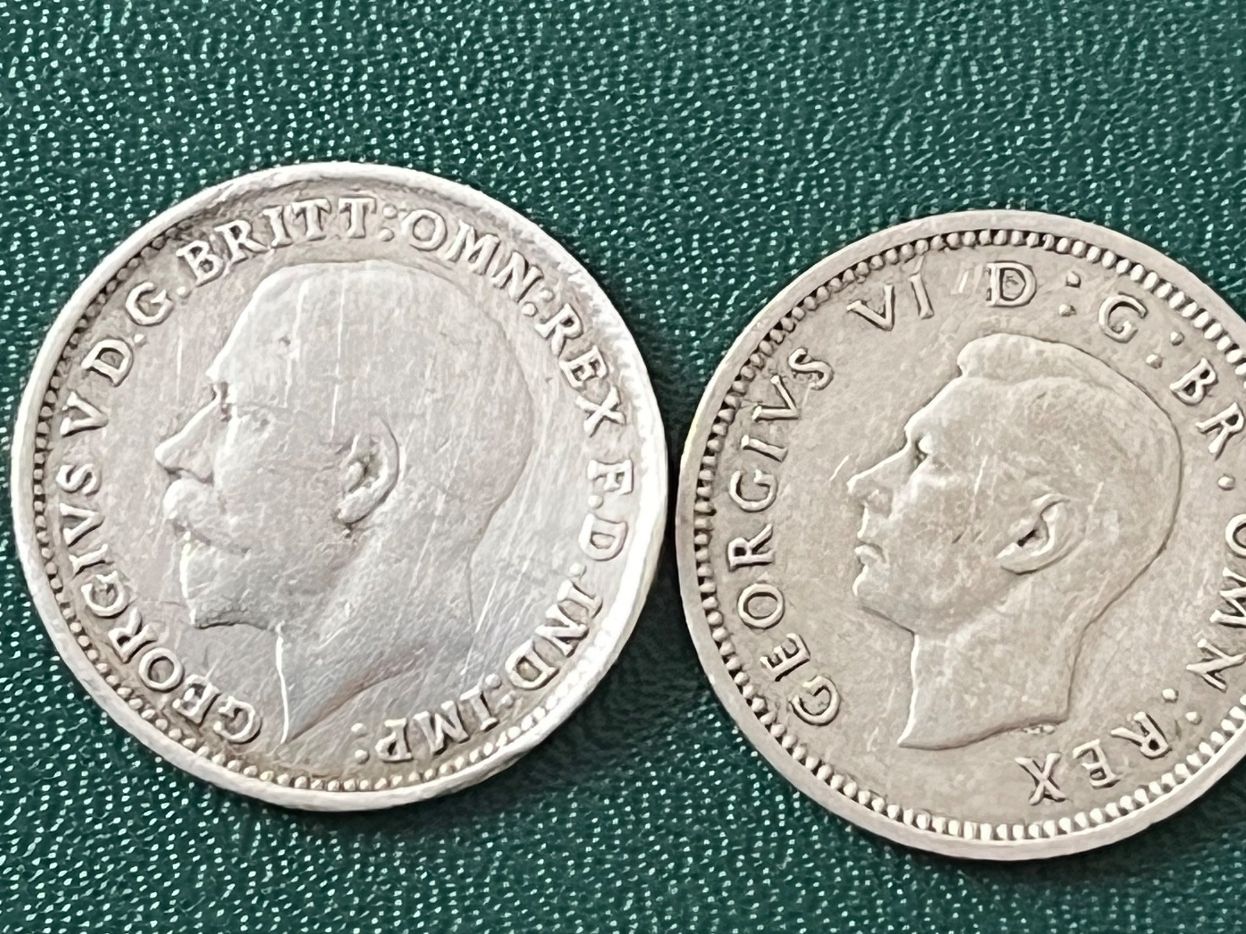 Alle Münzen: 3 Silbermünzen Three Pence – Gebraucht aus Neuenhof von Mastermind-00 4