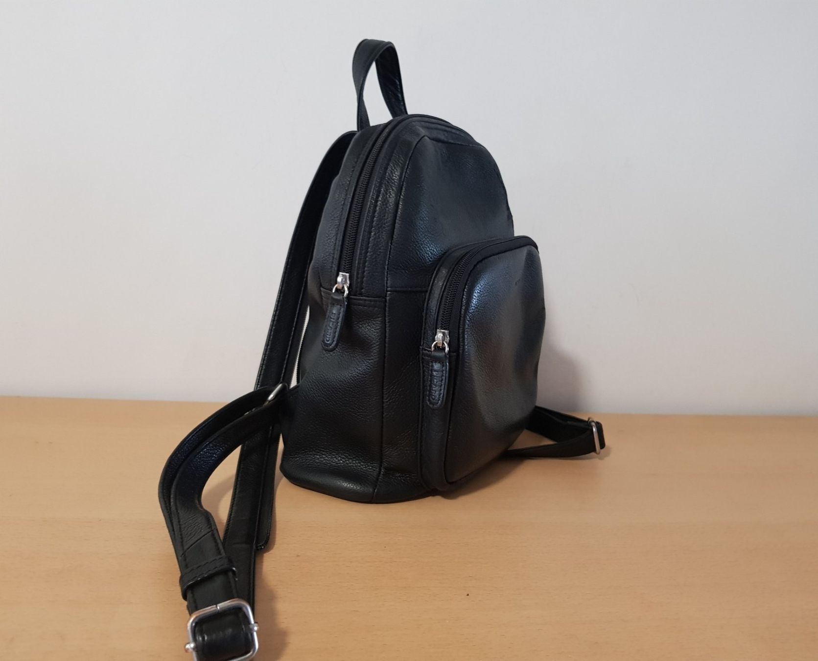 Picard Zaini: Picard Leder Rucksack Schwarz – Usato da Basel venduto da Birs868 2