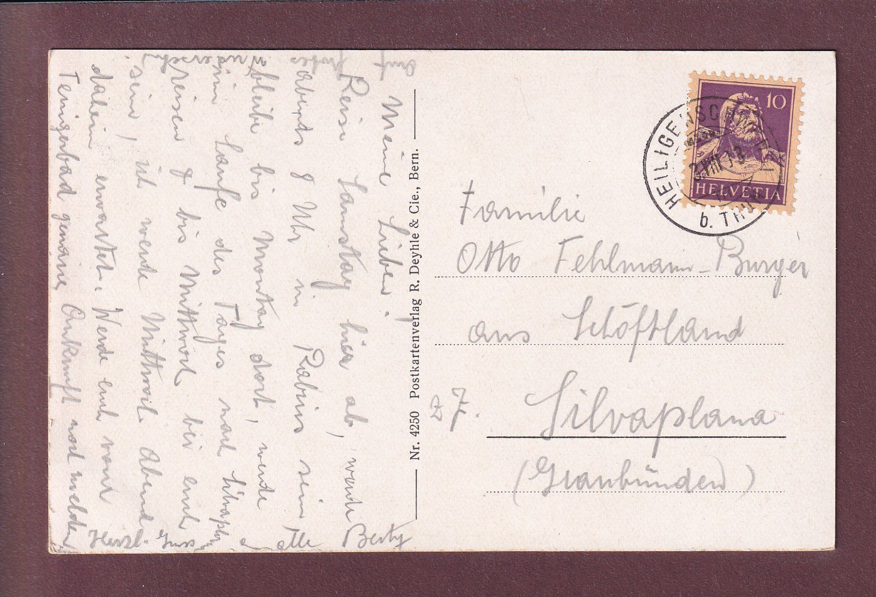 Cartes postales: Aussicht von der HALTENEGG - 1933 – D'occasion à Pully par nicecards 1
