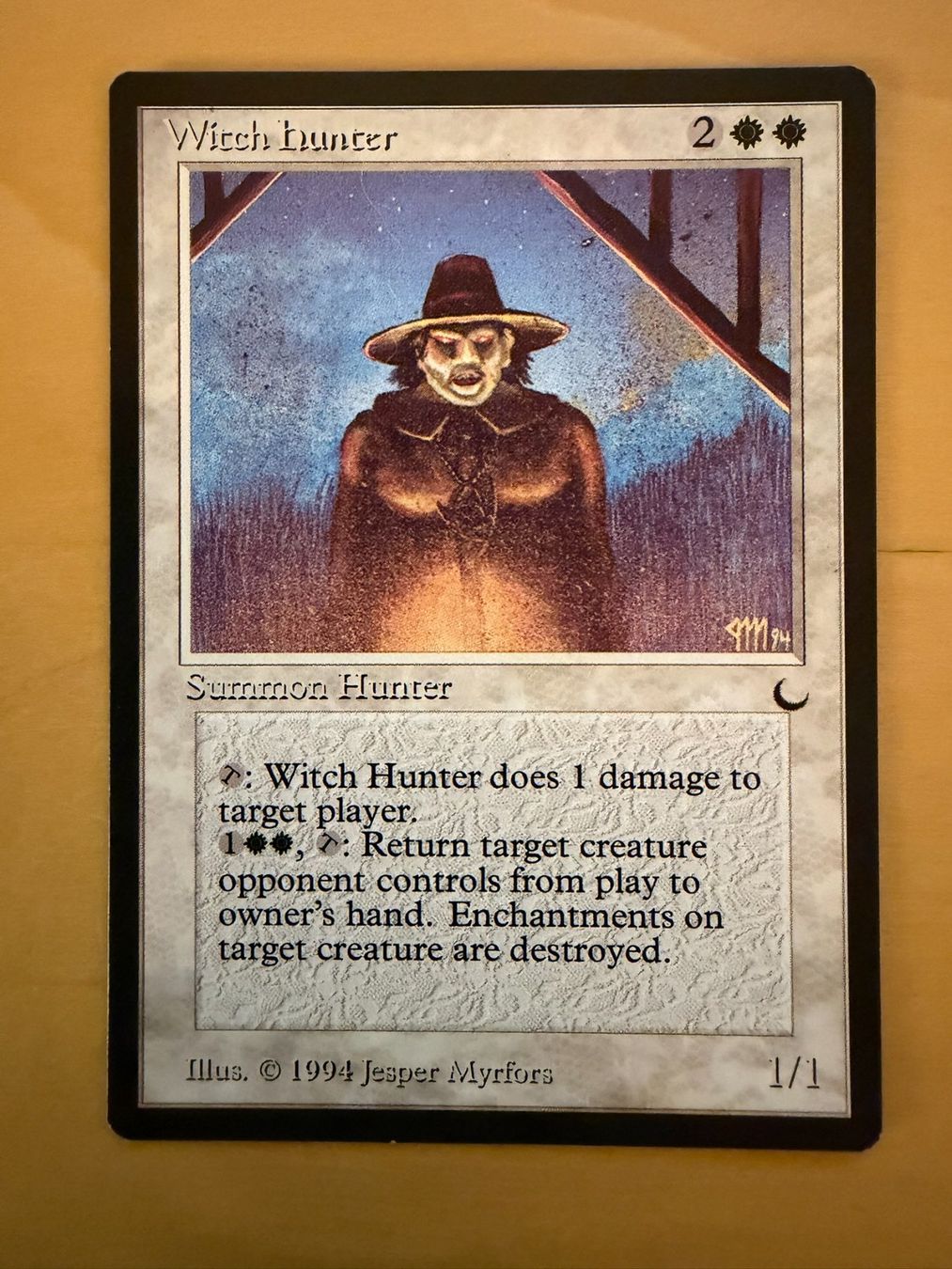 Magic The Gathering Carte collezionabili: Witch Hunter // The Dark // Magic – Usato da Binz venduto da Tempelritter