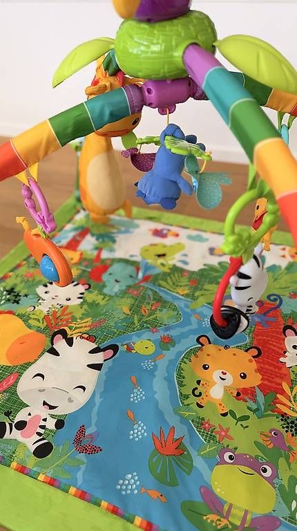 Tappeto da gioco: Fisher Price Spielbogen - farbige Spieldecke – Usato da Gersau venduto da Segantini21 3