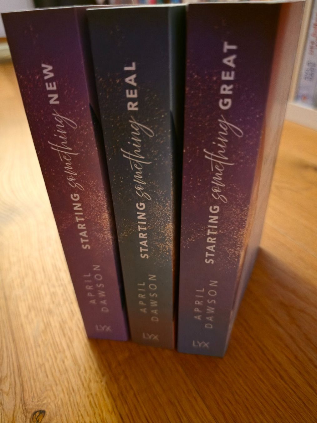 Libri: April Dawson Starting Something Serie 3 Romane – Usato da Künten venduto da Naddel1984 1
