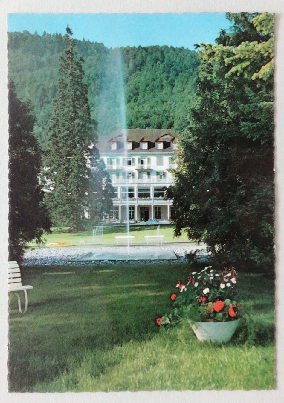 Cartoline postali: Grand Hotel Hof Ragaz, Bad Ragaz – Usato da Fétigny venduto da Billy2miny