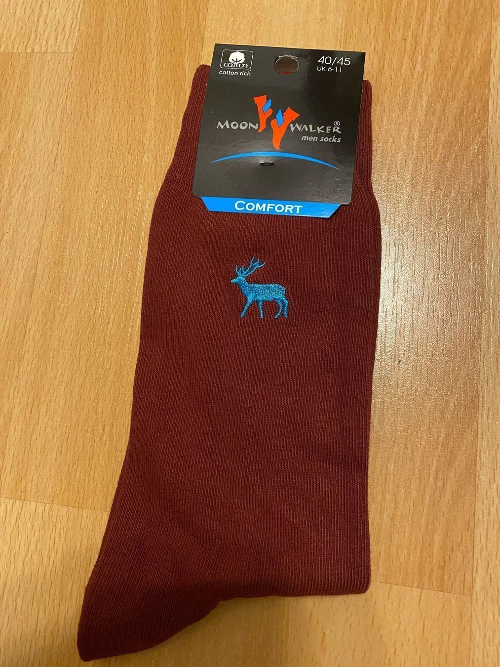 Calze: Herren Socken mit Hirsch Motiv 40/45 – Nuovo e nell'imballaggio originale da Buchrain venduto da Sisi83