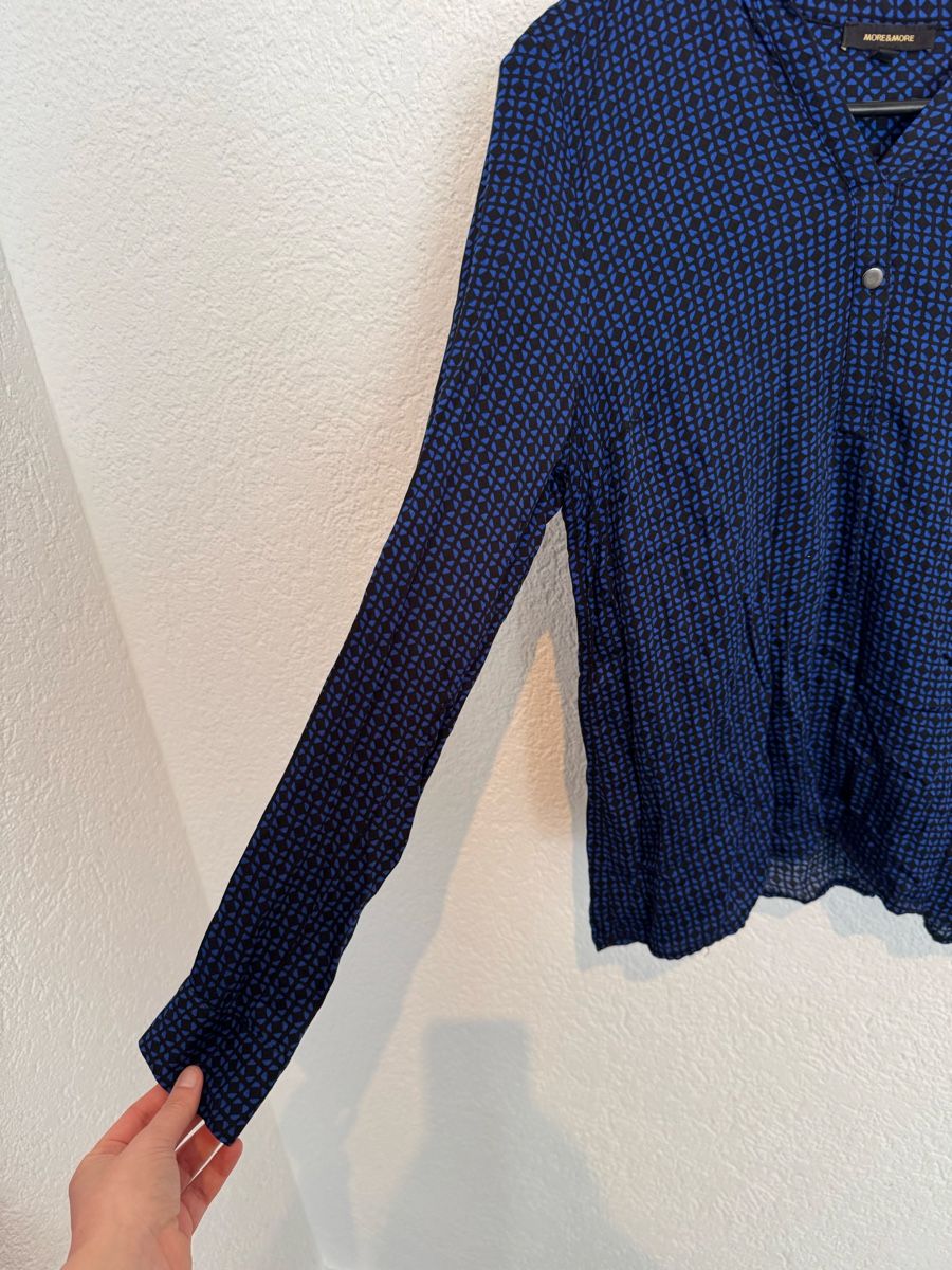 More & More Blusen: MORE&MORE Bluse Shirt blau Gr. 36 / S – Gebraucht aus Fislisbach von KolibriSecondhand 4
