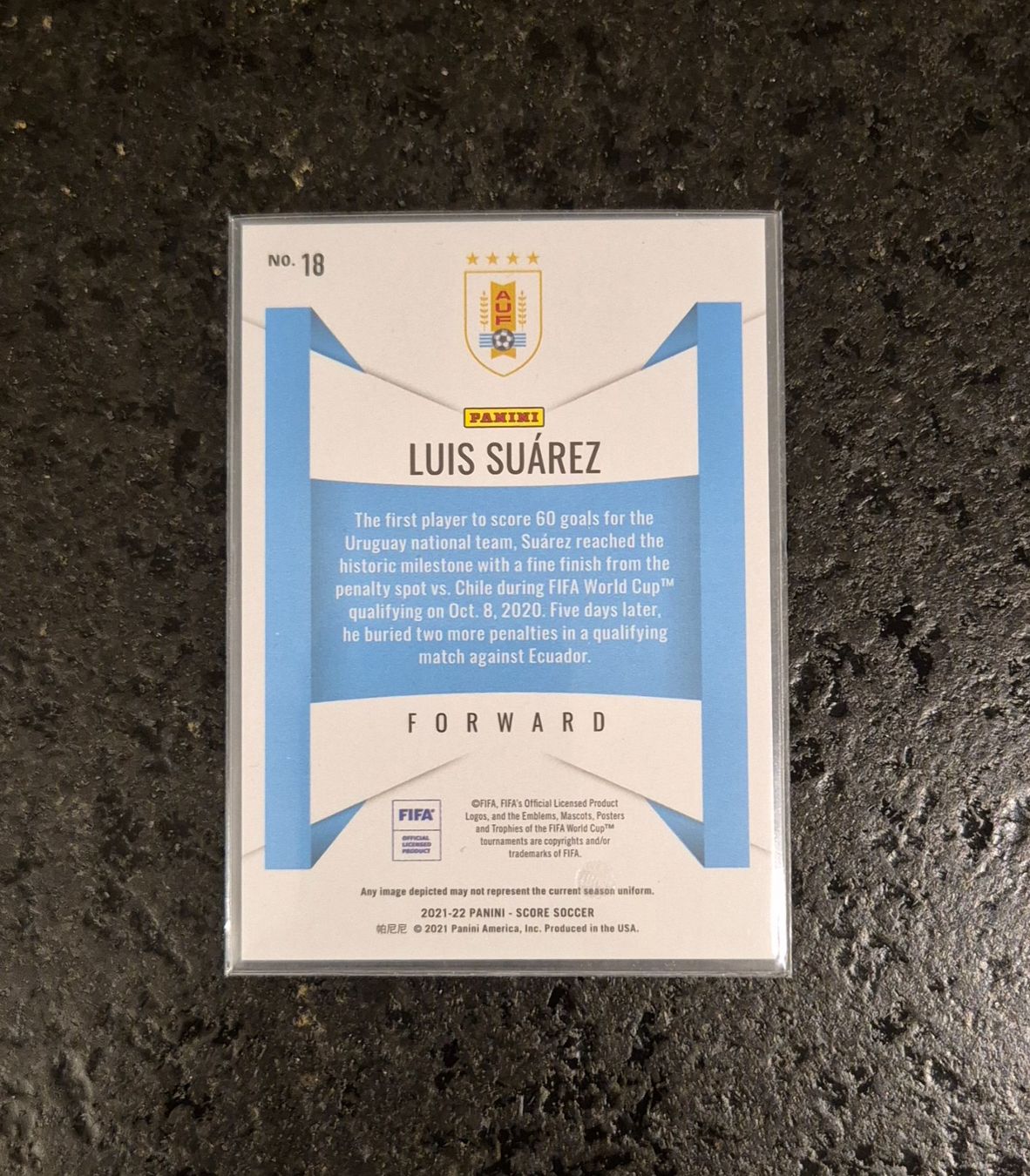 Topps Carte collezionabili: Luis Suarez Case Hit - Uruguay - Panini – Nuovo (secondo la descrizione) da Burg AG venduto da Danoe 1