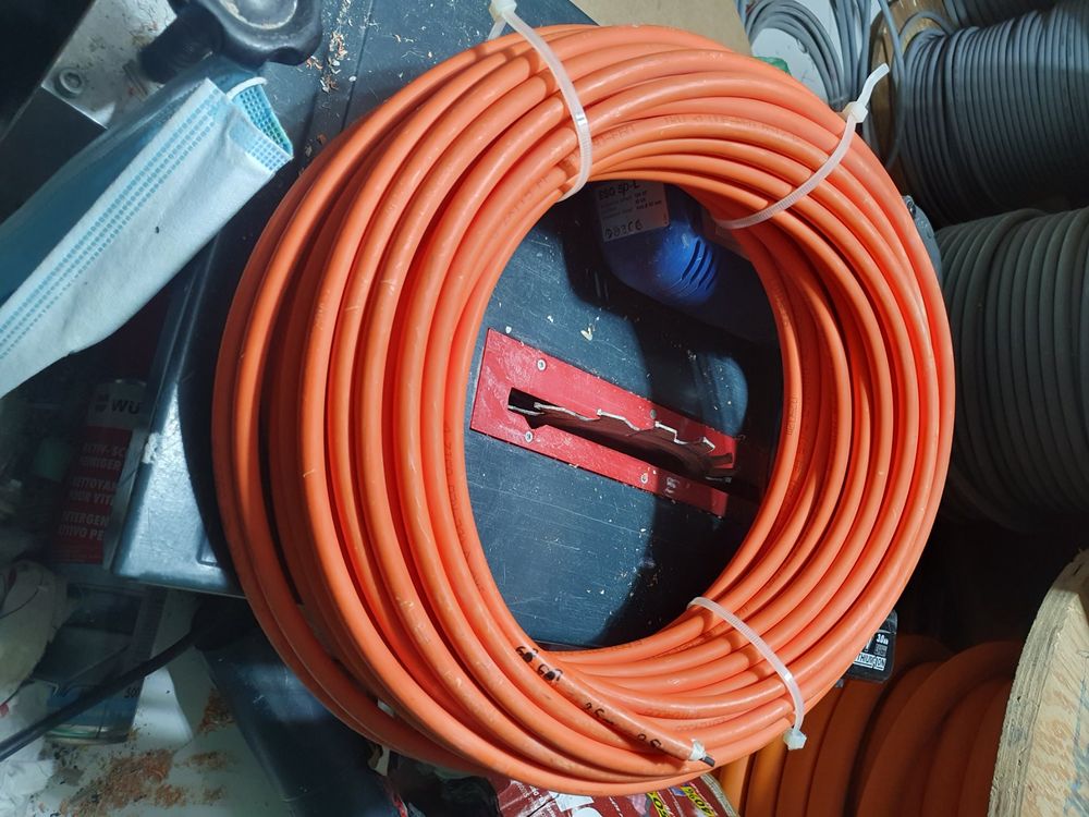Kabel 2G1.5 2x1.5 2x1.5mm² 2L braun schwarz 25m Eucasafe Eup