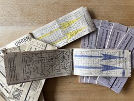 Alte VBZ Mehrfahrten Abonnemente Büchlein,
