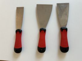 Lot de 3 spatules à enduire