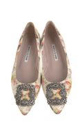 Manolo Blahnik Hangisi Flats 37