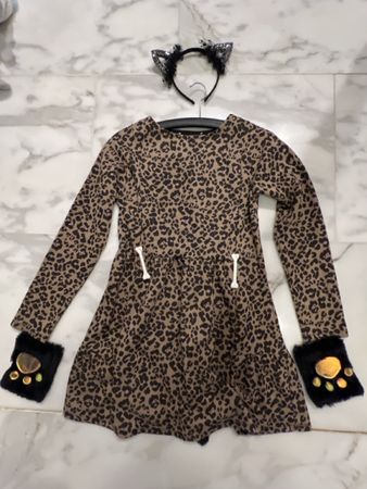 Raubkatzen Kleid 7-9Jahre