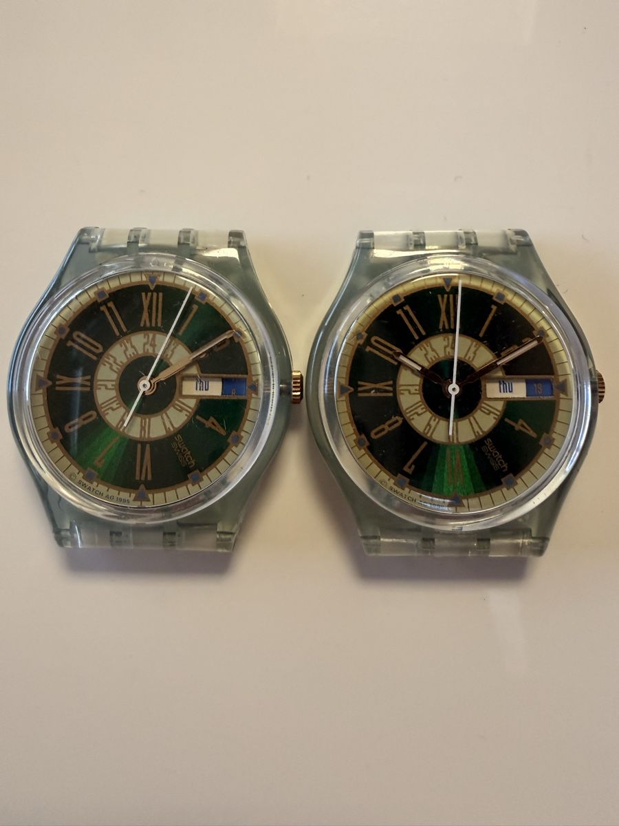Swatch Orologi: 2 Swatch Gehäuse leer Prototyp – Difettoso da Appenzell venduto da BumpRiver