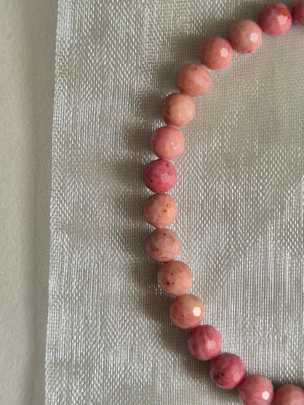 Bracciali & Braccialetti: Rhodonit facettiert Armband 6mm – Nuovo e nell'imballaggio originale da Rüti ZH venduto da pep_l9zp 3