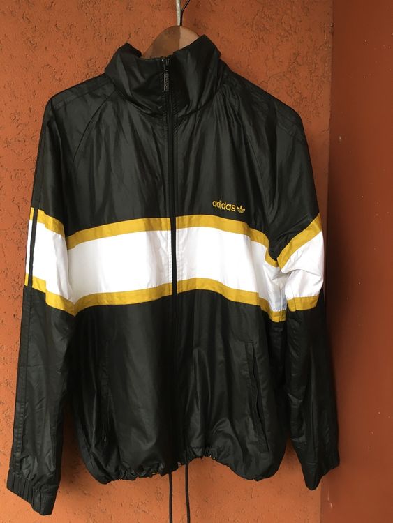 Adidas Jacke Originals gr. L schwarz gold Kaufen auf Ricardo