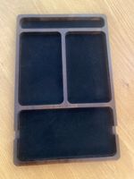 Holz Organizer / Tablett mit Filz - Top Zustand! Stifthalter