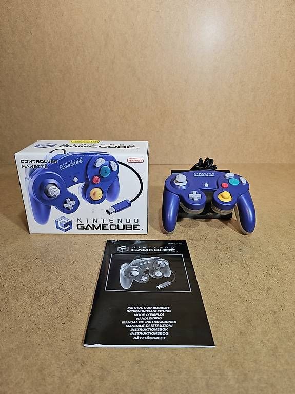 Controller: Original GameCube Controller Indigo & Clear CIB – Gebraucht aus Luzern von MWi_9xw5