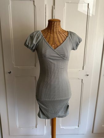 SHEIN - Kleid mint pastellfarben gerafft 34