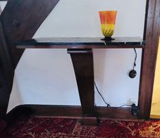 Art Deco Konsolentisch mit Marmorplatte