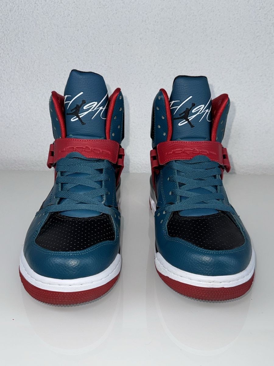Jordan Scarpe da uomo: Jordan Flight 45 High Petrol/Rot – Nuovo (secondo la descrizione) da Glattpark(Opfikon) venduto da modewelt 1