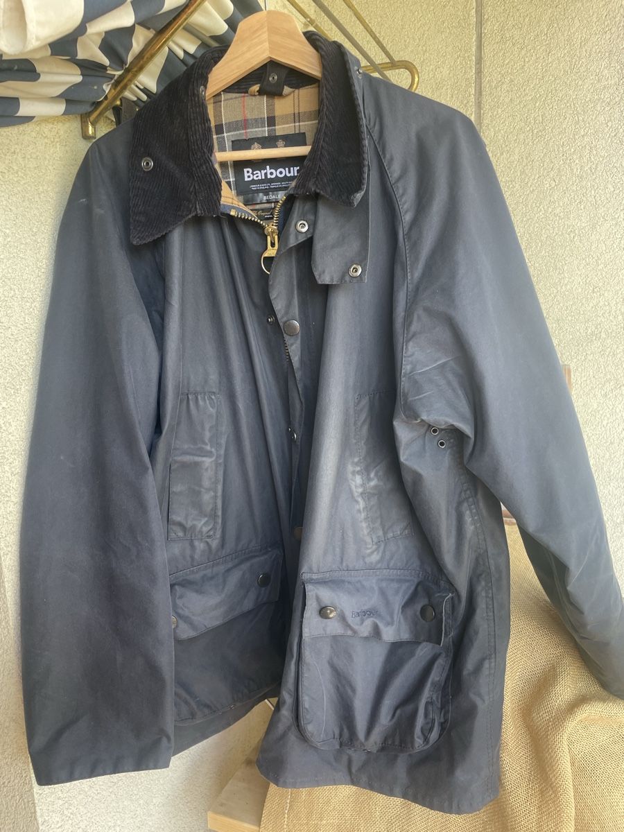 Barbour Giacche: Barbour Bedale Jacket Navy Parka – Usato da Stäfa venduto da Phphch