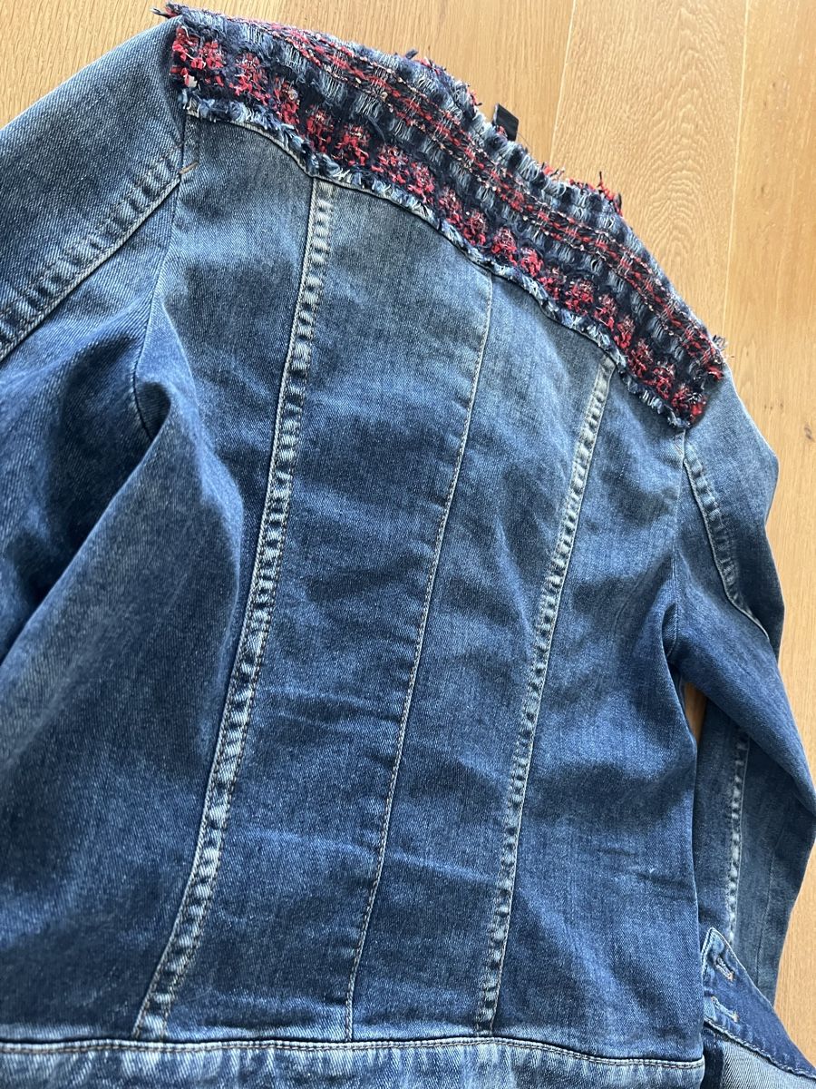 Marc Cain Giacche: Marc Cain Jeansjacke N2 Gr 36 Jacke Elastisch – Usato da Wauwil venduto da machneu11 8