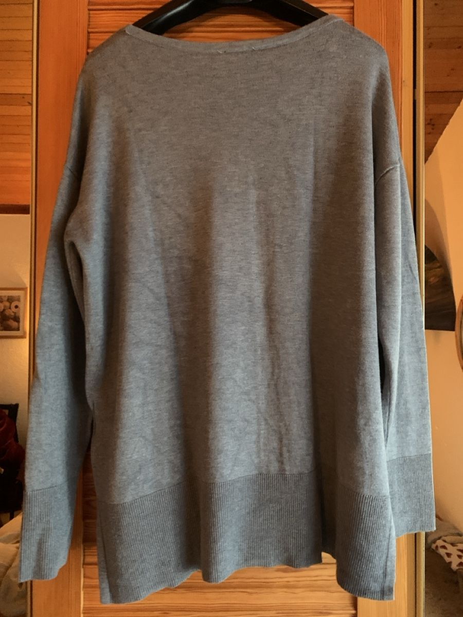 Pulls & Sweat-shirts: Langarmpullover, Grösse S/M,  dunkleres Eisblau, neuwertig – Neuf (Voir description) à Meilen par Flockenwirbel 5