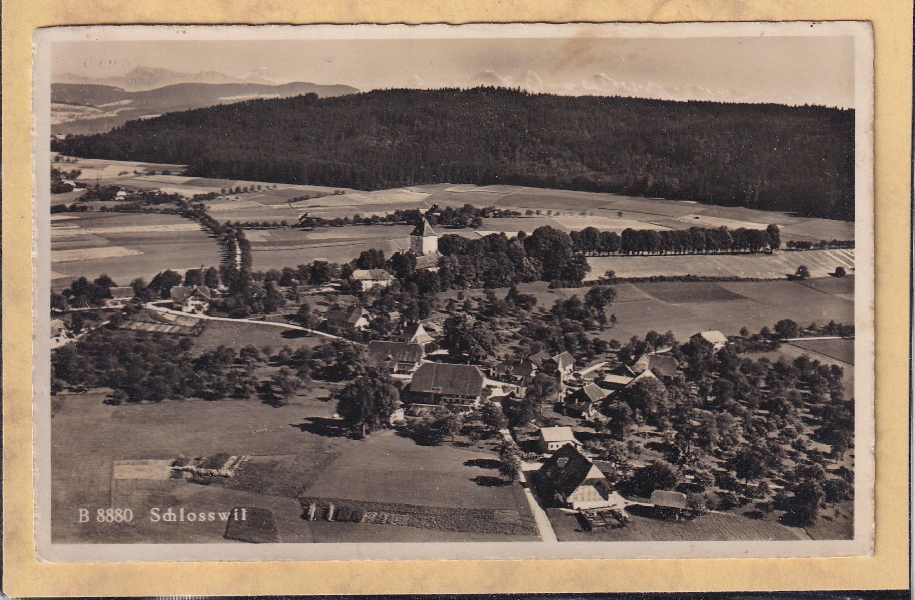Cartoline postali: Schlösswil - 1943 – Usato da Orvin venduto da Pyaeschli