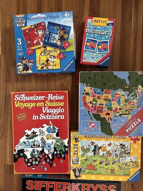 Ravensburger Spiele: 6 Spiele und Puzzle – Gebraucht aus Langendorf von Tbejda 1