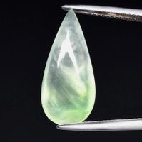 Vrai 7.75ct Natur Prehnit grün aus Afrika Edelstein