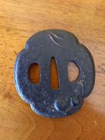 beau tsuba en fer  19 ème siècle