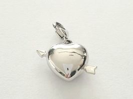Charm "Herz" Silber 925 (rhodiniert) - Neu