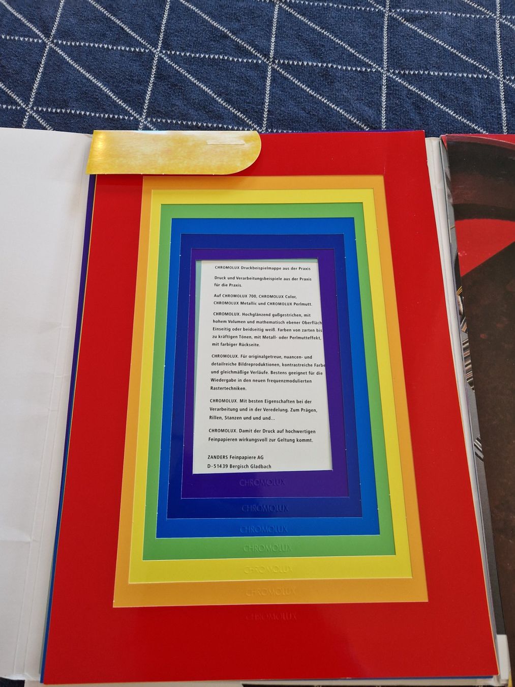 Foto & Immagini: Chromolux Druckbeispielmappe aus der Praxis – Usato da MUEHLAU venduto da ibo_5c7d 1