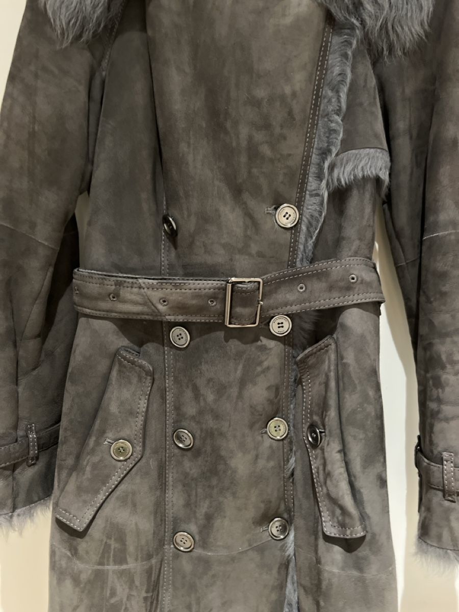 Burberry Cappotti: Burberry Lammfellmantel, grau, Gr 38 – Usato da schaan venduto da Ak9jg8 3