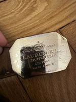 Schwarzer Gürtel von Ralph Lauren 98cm