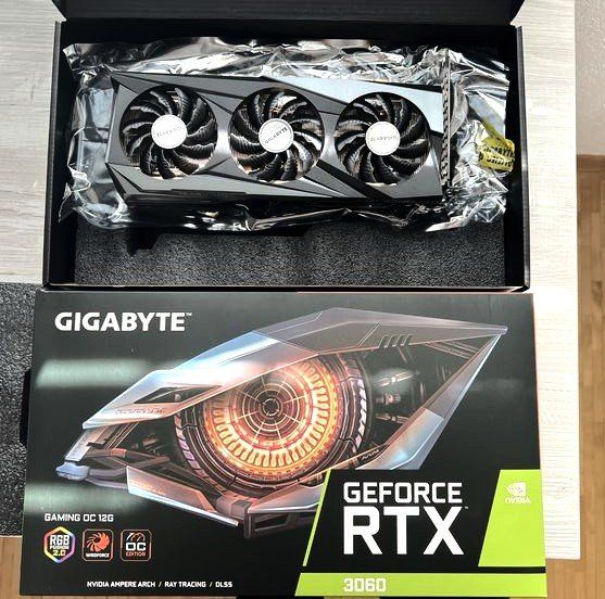 Grafikkarten: Gigabyte GeForce RTX 3060 – Gebraucht aus Alosen von A1pro