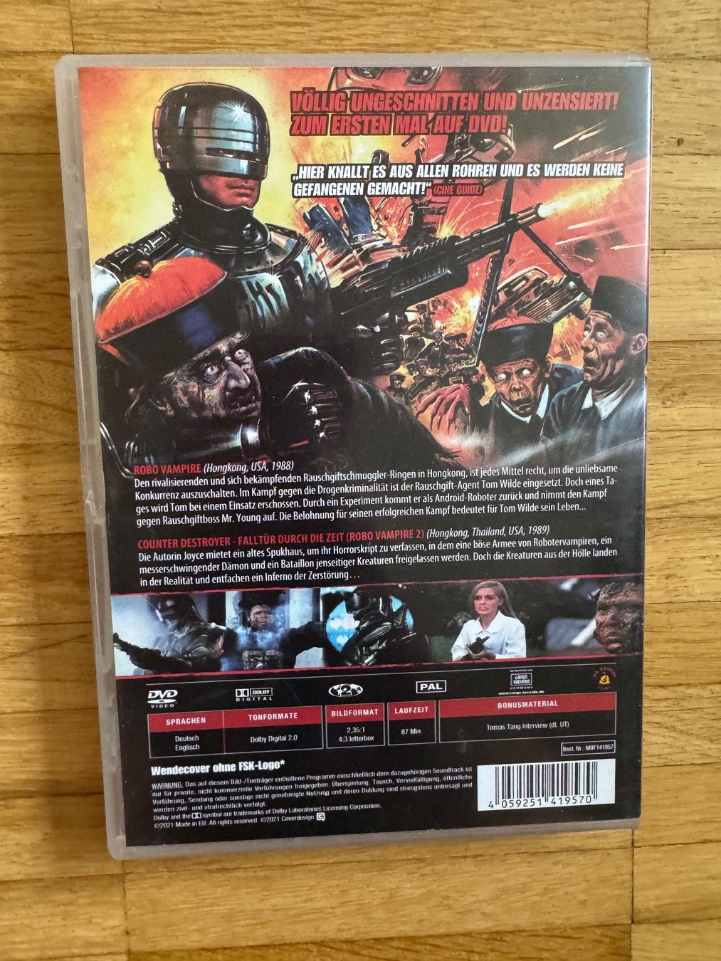 Alle DVDs: ROBO VAMPIRE.  1 UND 2  (DVD) – Gebraucht aus Basel von san_2qlq 1