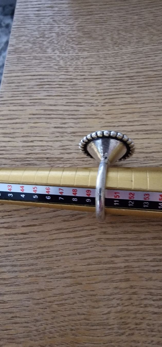 Anelli: Silber Ring 925 mit echtem Stein – Usato da St. Gallen venduto da mania03 4