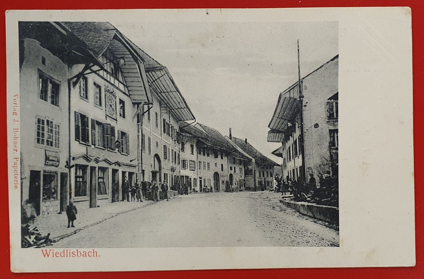 Ansichtskarten: Wiedlisbach 1916 - Dorfpartie – Gebraucht aus Kreuzlingen von Rschweiz1