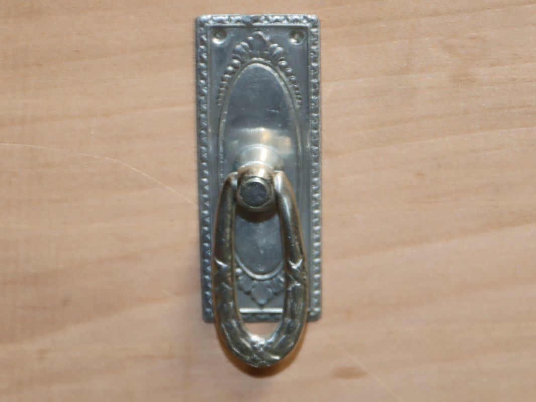 Ferramenta: antiker Jugendstil Fallgriff / Zugring – Usato da Emmetten venduto da Super008 6