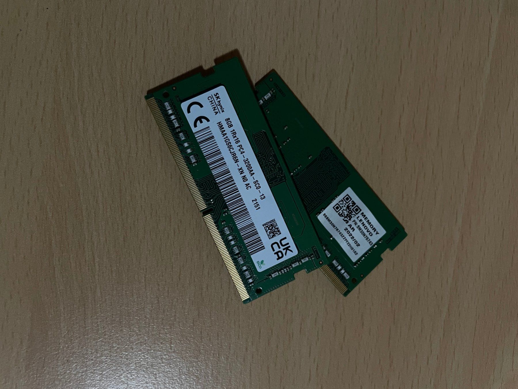 16GB (2x 8GB) SK Hynix DDR4 3200MHz SO-DIMM RAM für Laptop (Gebraucht ...