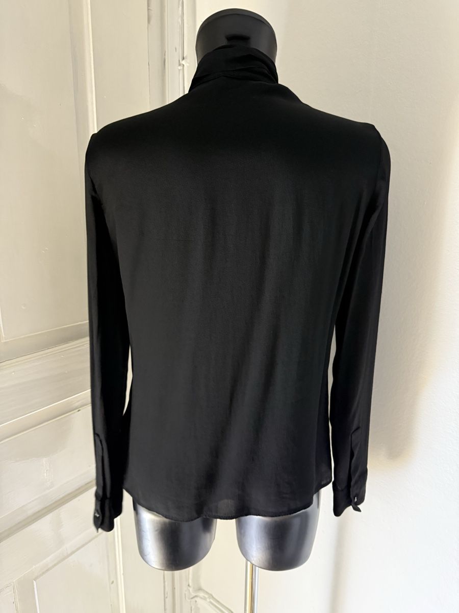 Versace Camicette: VERSACE IT40 PUSSY BOW BLOUSE SCHLUPFENBLUSE – Nuovo (secondo la descrizione) da Baden venduto da agora_newgeneration 2