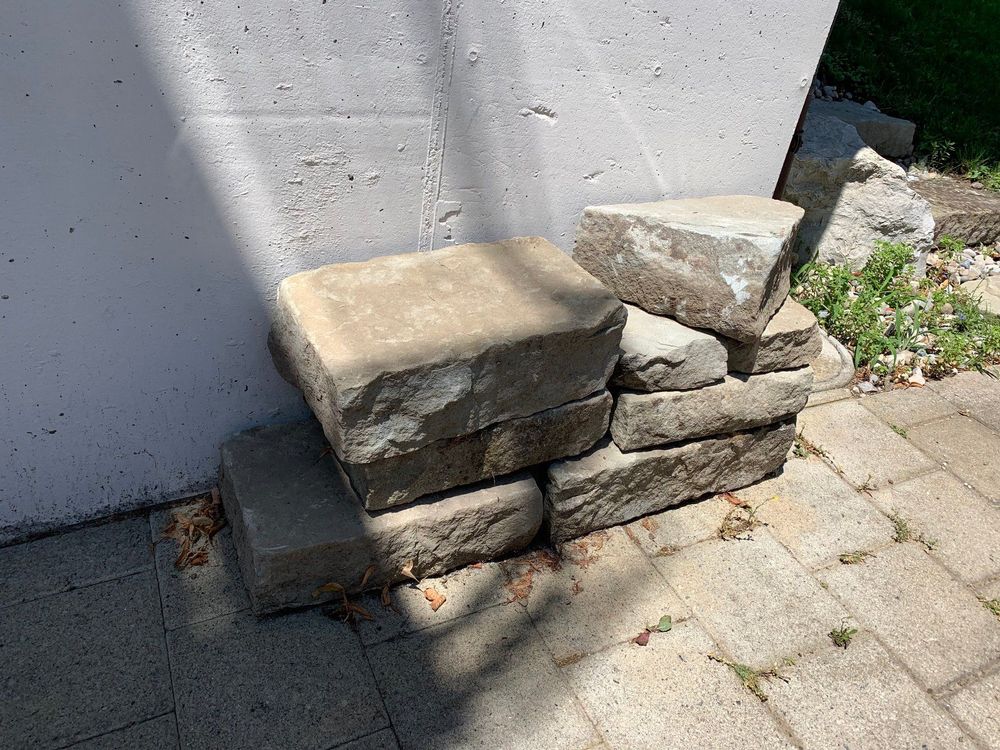 Sandsteine für Trockenmauer 8 Stück Kaufen auf Ricardo