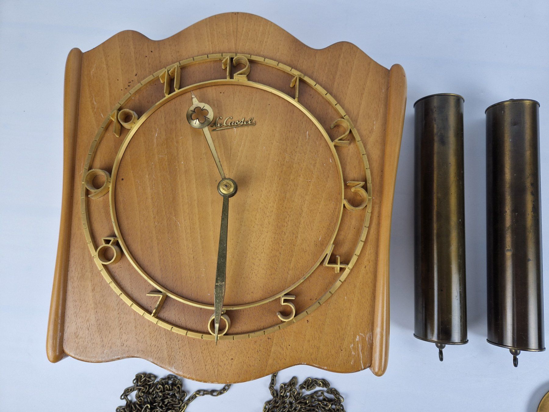 Orologi da terra & Orologi da parete: Eichenwanduhr mit Pendel und Gewichten – Usato da Muhen venduto da Restwert_Muhen 3