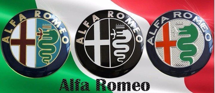Alle Autoersatzteile: Alfa Romeo Logo 74 mm + 60 mm – Neu und originalverpackt aus Unterägeri von RmOnline 1