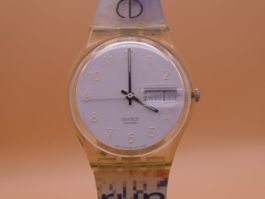Swatch Gent "SNOW COVERED" GK733, neue Batterie .