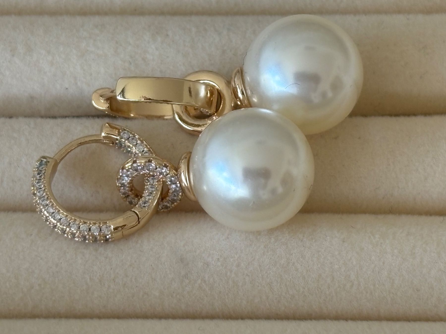 Orecchini pendenti & Orecchini a lobo: Luxus Elegante Ohrschmuck Ohrstecker Farbe : Gold – Nuovo (secondo la descrizione) da Biel-Bienne venduto da Roserosse13 3