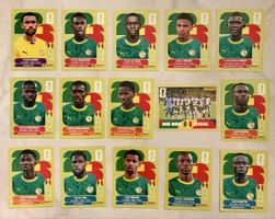 Panini WM 2026!!! Senegal!!! 15 verschiedene Stickers!!!