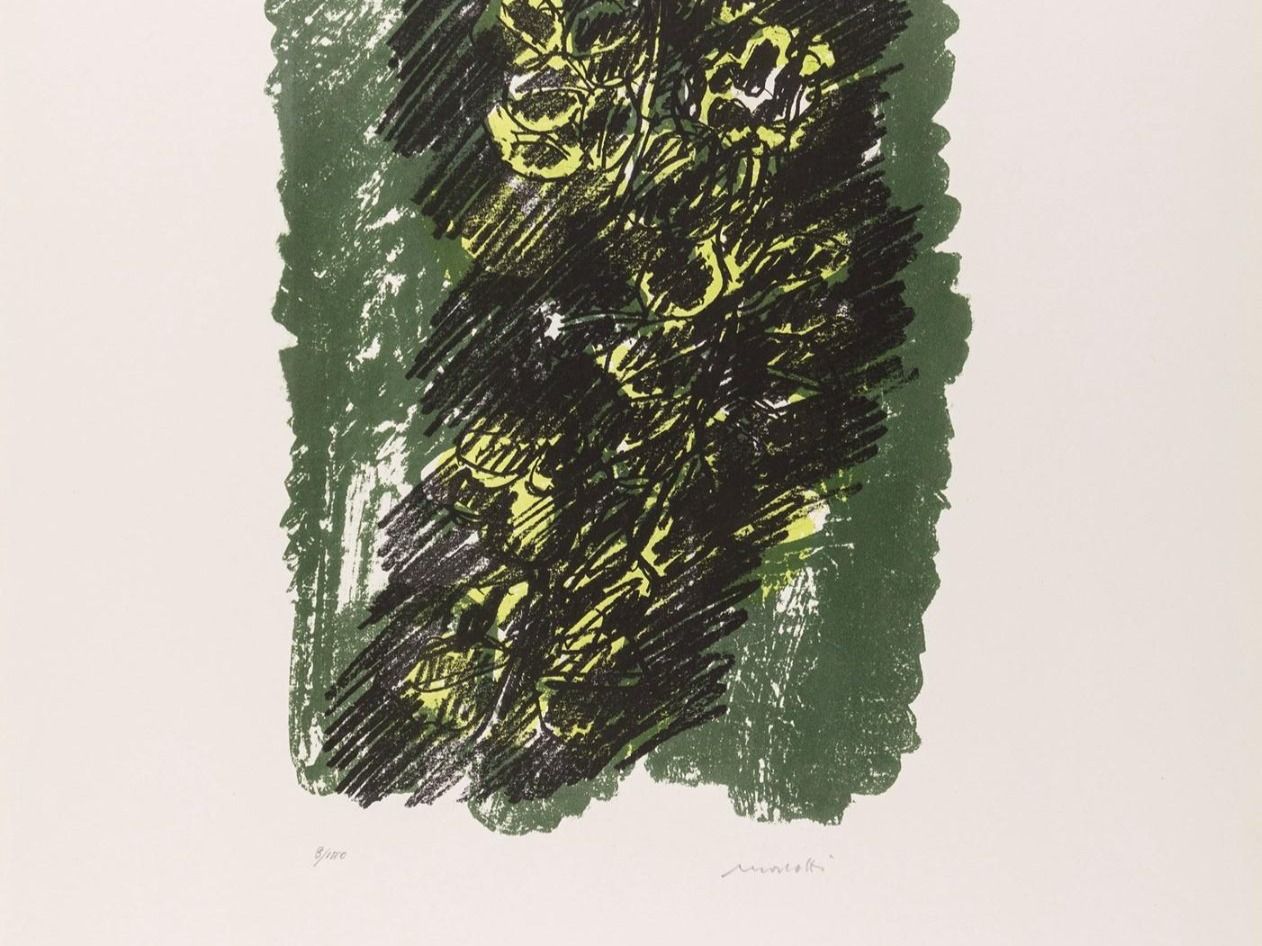 Grafica & Litografie: Ennio Morlotti signed lithograph / lithographie – Usato da Morges venduto da Audemars07 1